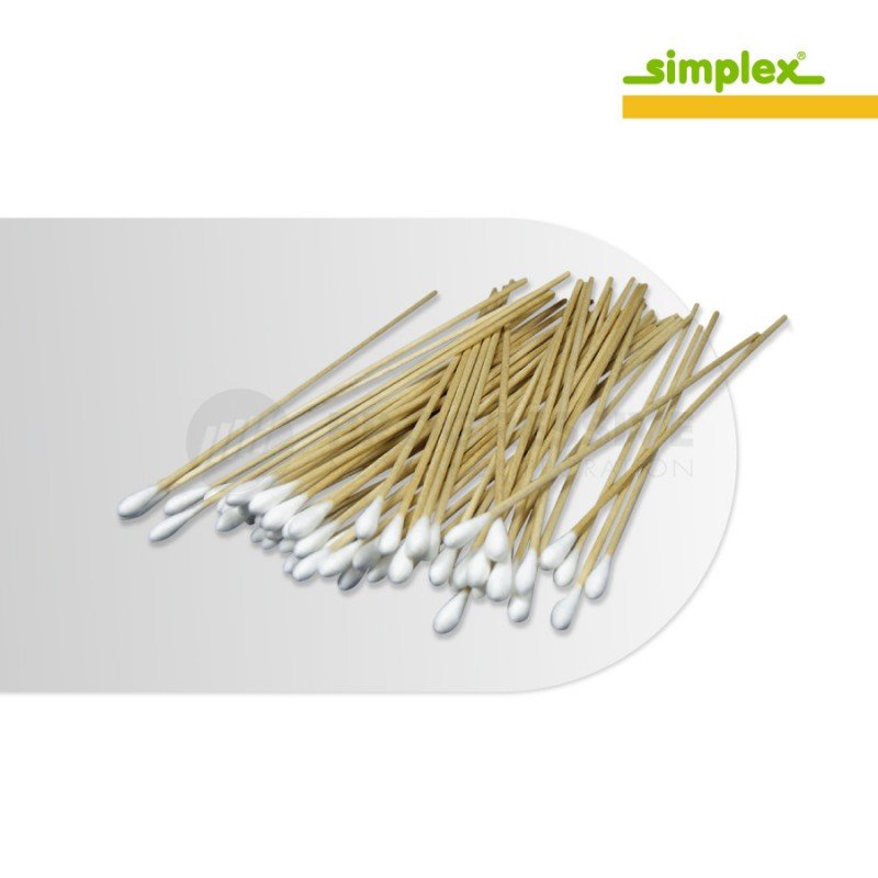 Simplex Cotton-Tipped Applicator Sticks (sold per box of 100s)